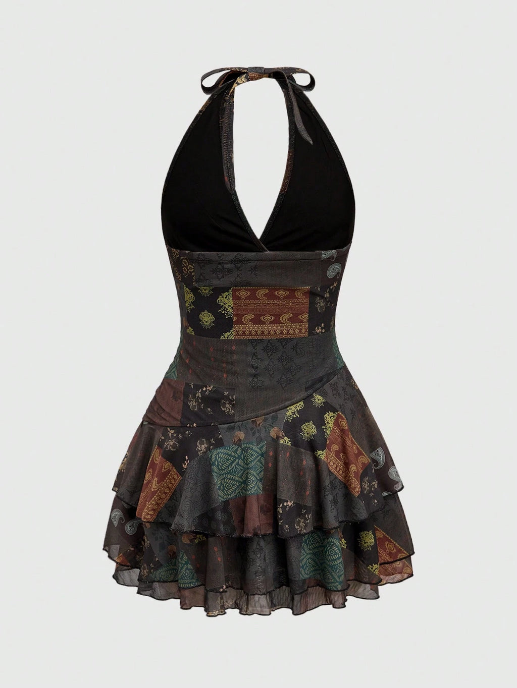 Vintage Mini Elbise