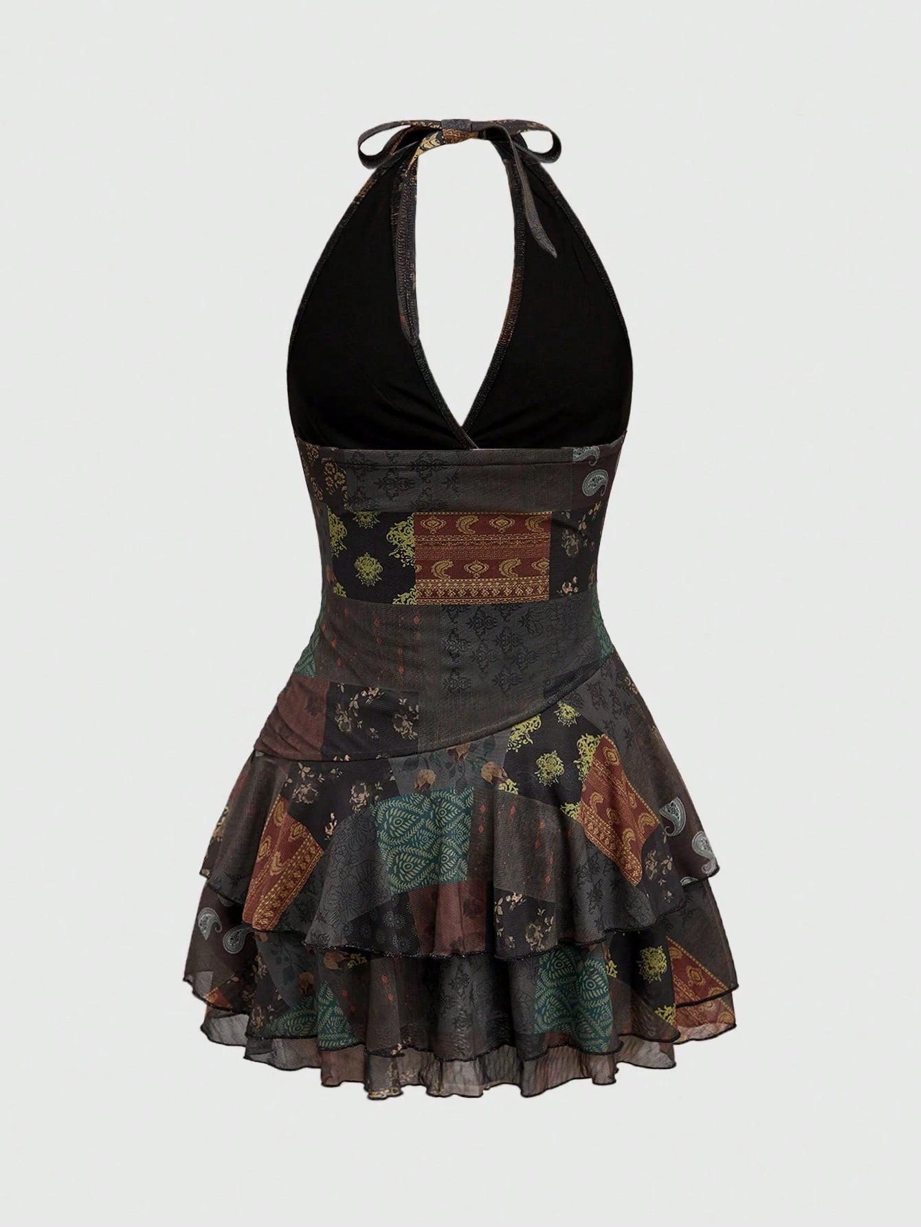 Vintage Mini Elbise