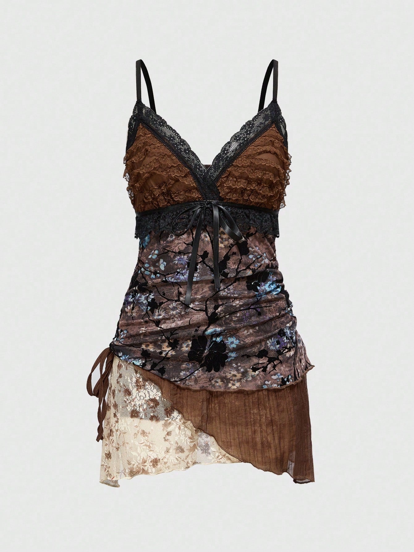 Asimetrik Kesim Mini Elbise