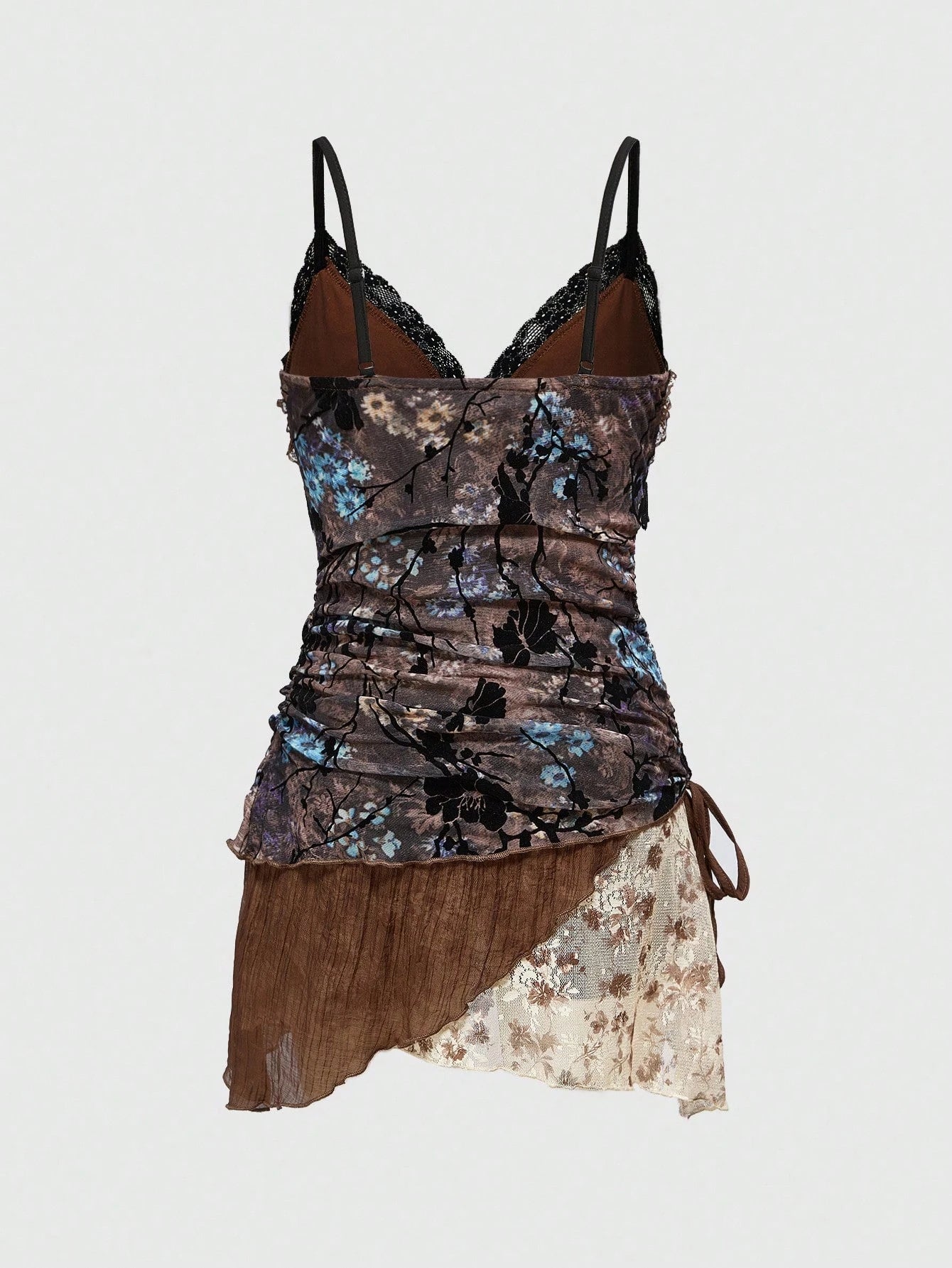 Asimetrik Kesim Mini Elbise